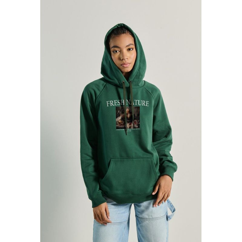 KOAJ - KOAJ Buzo capota con estampado de Fresh Nature MUJER