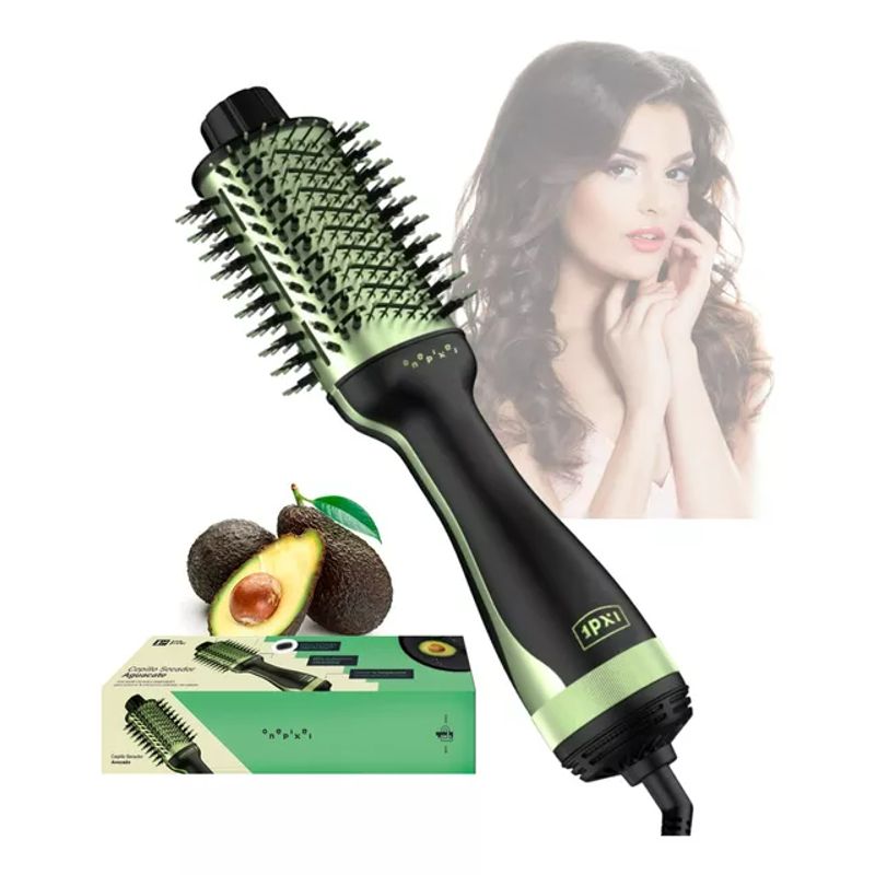GENERICO - Cepillo Secador y Moldeador para Cabello AGUACATE