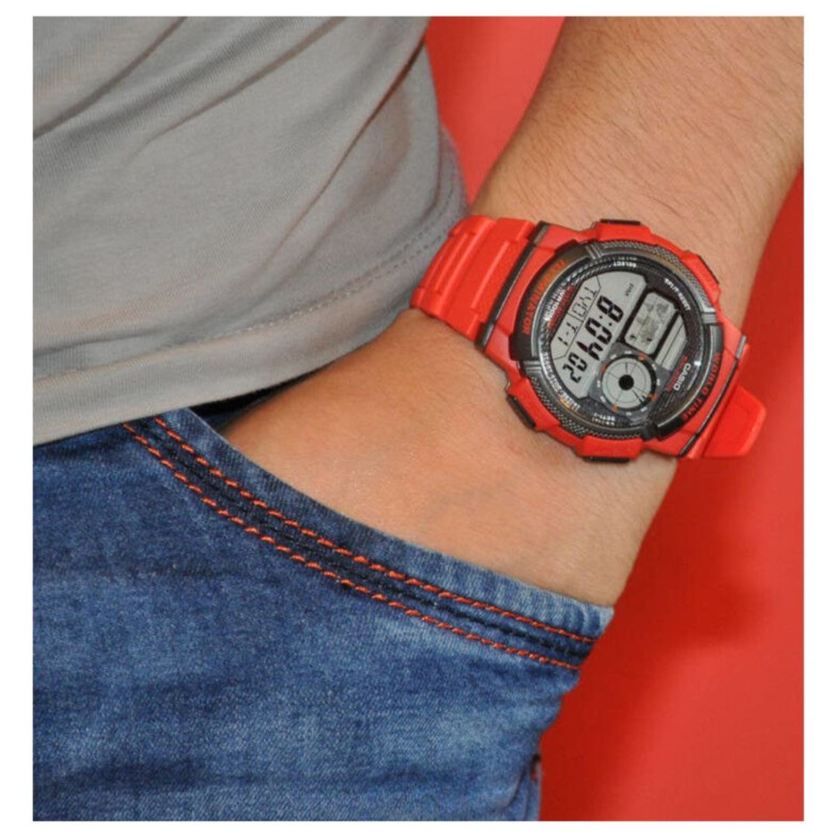 CASIO - Reloj Casio Referencia AE-1000W-4A Diseño Deportivo