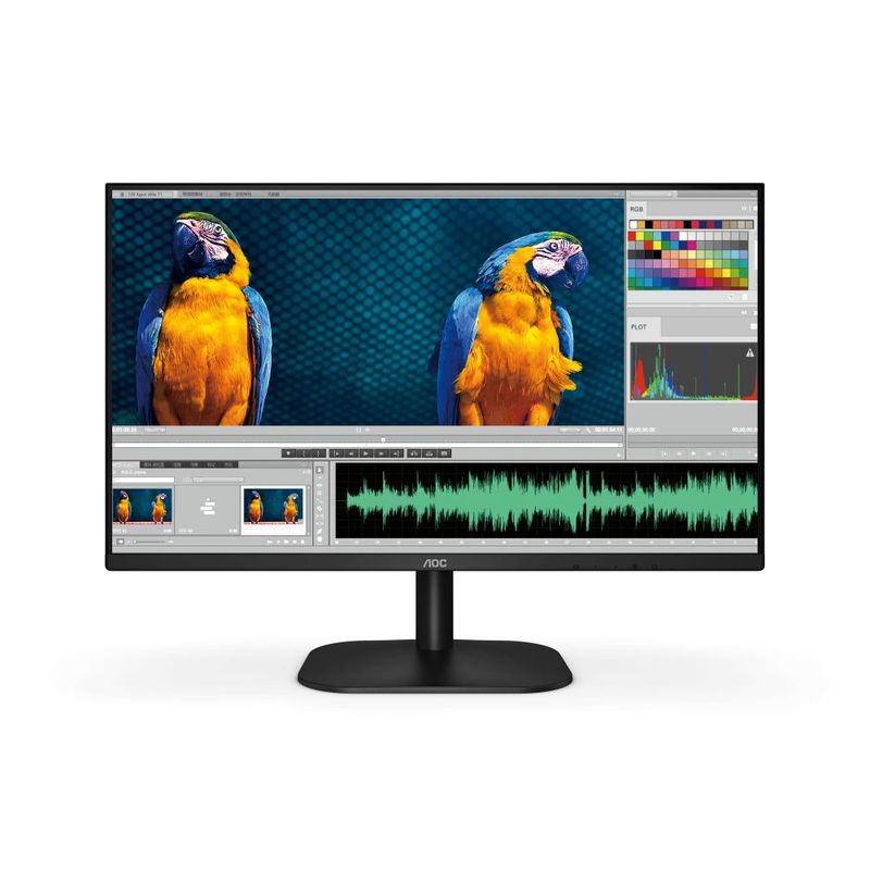 AOC - Monitor AOC LED Profesional plano 21.5 VA Full HD (1920 X 1080) 100Hz