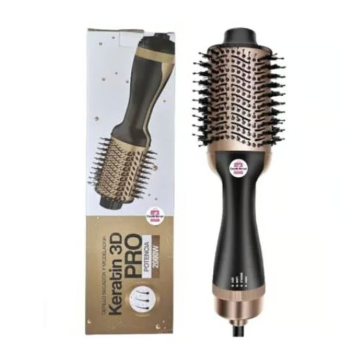 GENERICO - CEPILLO SECADOR Y MOLDEADOR KERATINA