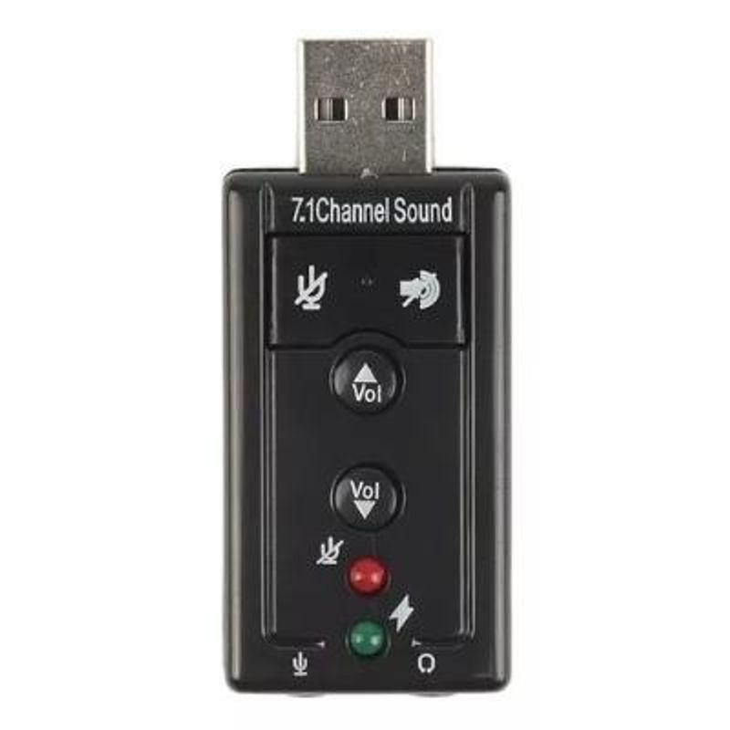 GENERICO - Adaptador De Audio Para Tarjeta De Sonido Externa Usb De 7.1