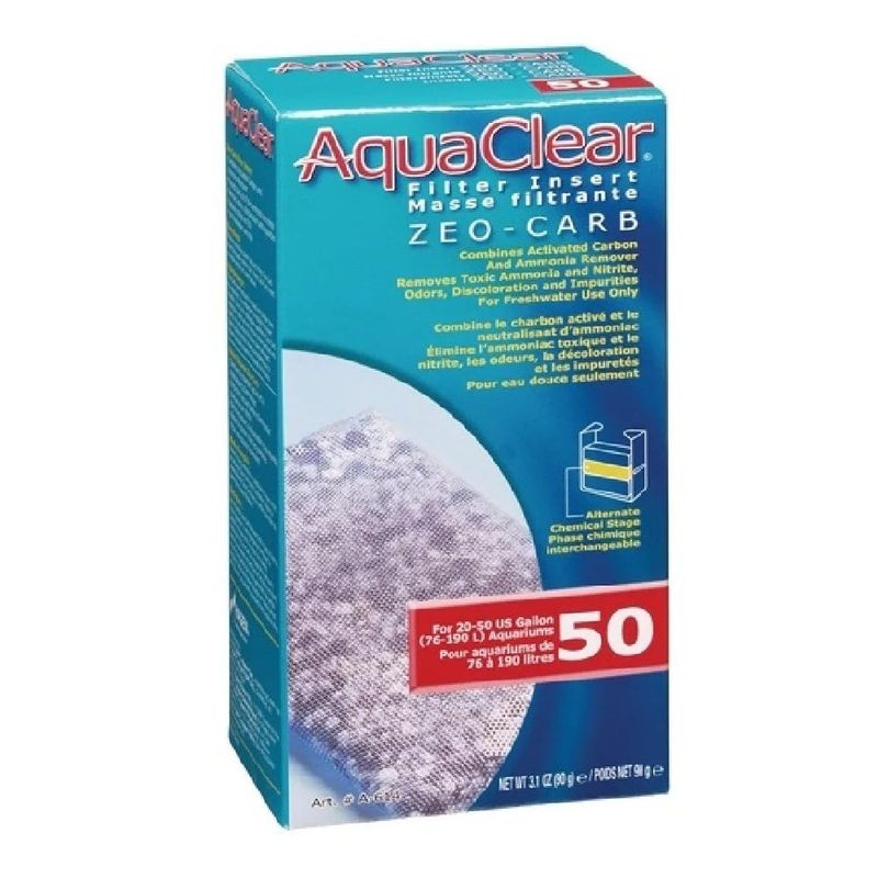 PETSPA - AQUACLEAR 50 ZEO CARBON 90 GM