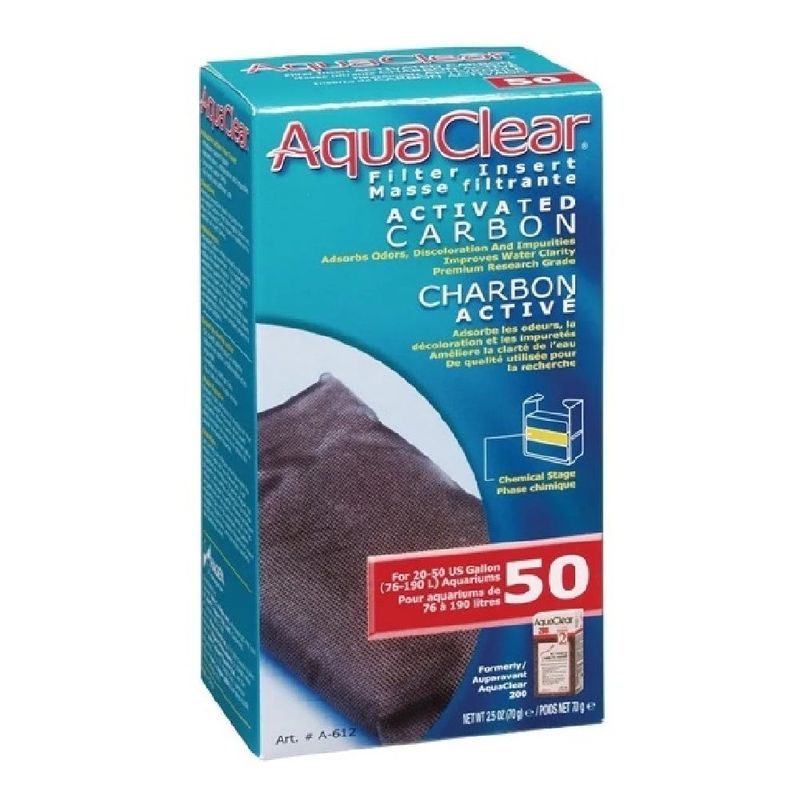 PETSPA - REP CARBON ACTIVADO FILTRO AQUACLEAR 50