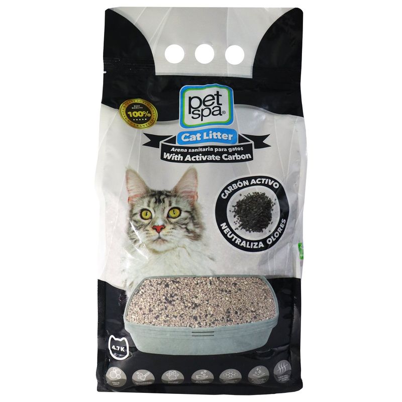 PETSPA - ARENA PET SPA CARBON ACTIVO x 4,7 KG