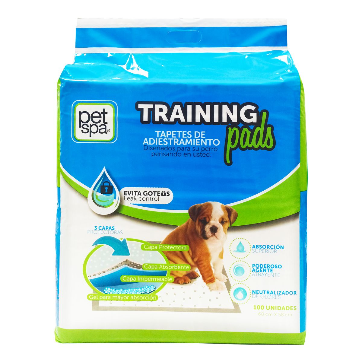 PETSPA - Tapete De Entrenamiento Para Perro Pet Spa X 100 Unidades