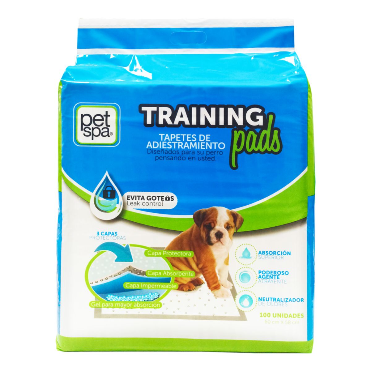 PETSPA - Tapete De Entrenamiento Para Perro Pet Spa X 100 Unidades