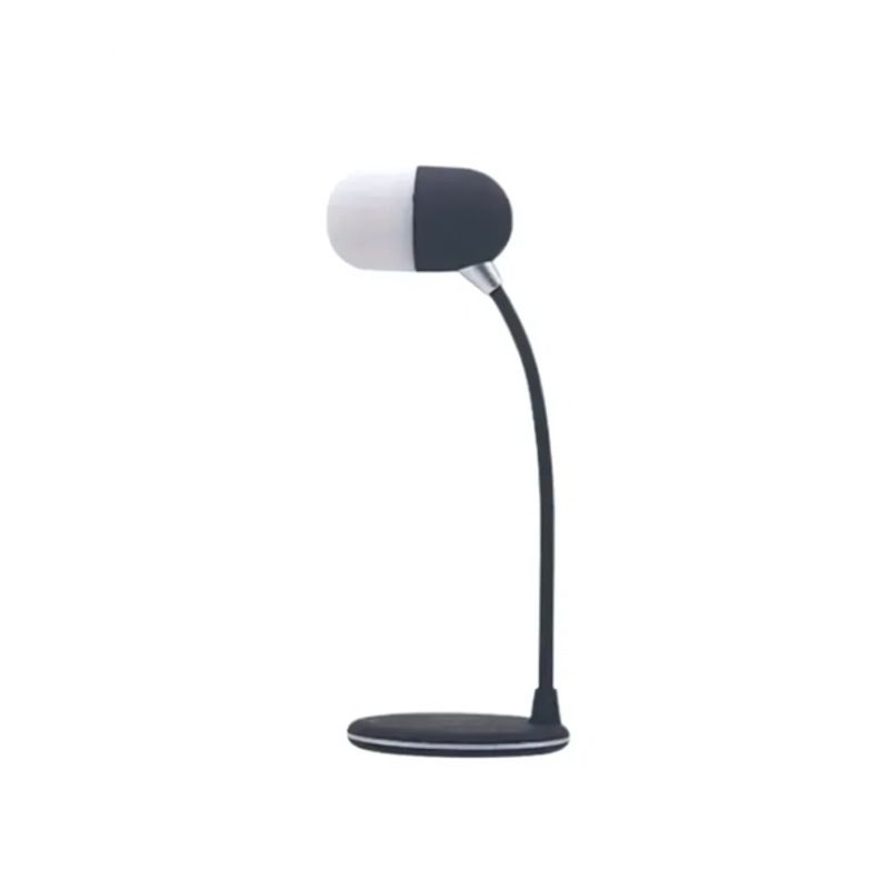 IGOMA - Lampara De Escritorio Lamp 3En1 LM-02 Negro Igoma