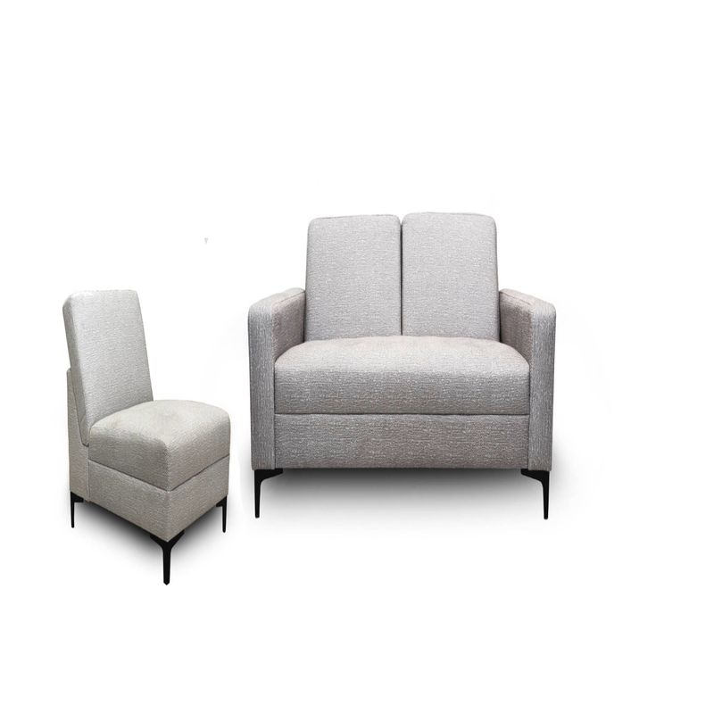 MAXIMUEBLES - Sala Cádiz 2 Piezas Gris Claro