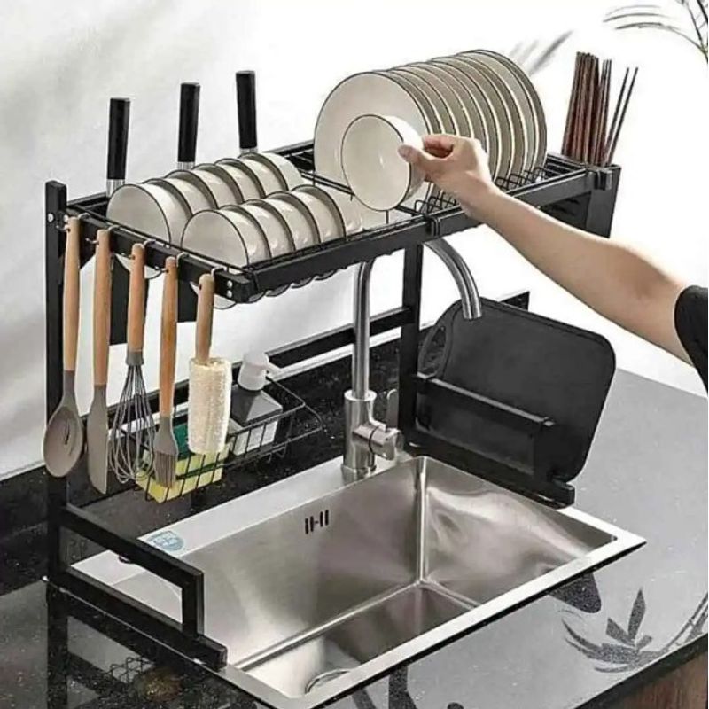 GENERICO - Estante Escurridor de Platos Acero Inoxidable  65 cm