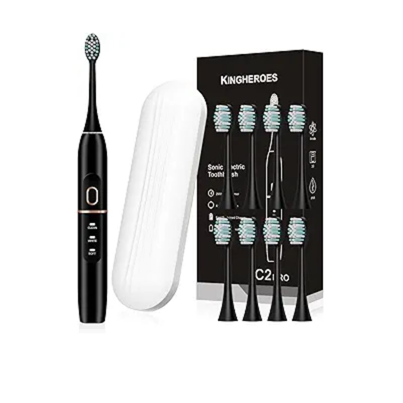 GENERICO - Cepillo De Dientes Elctrico Sonic Con 8 Cabezales