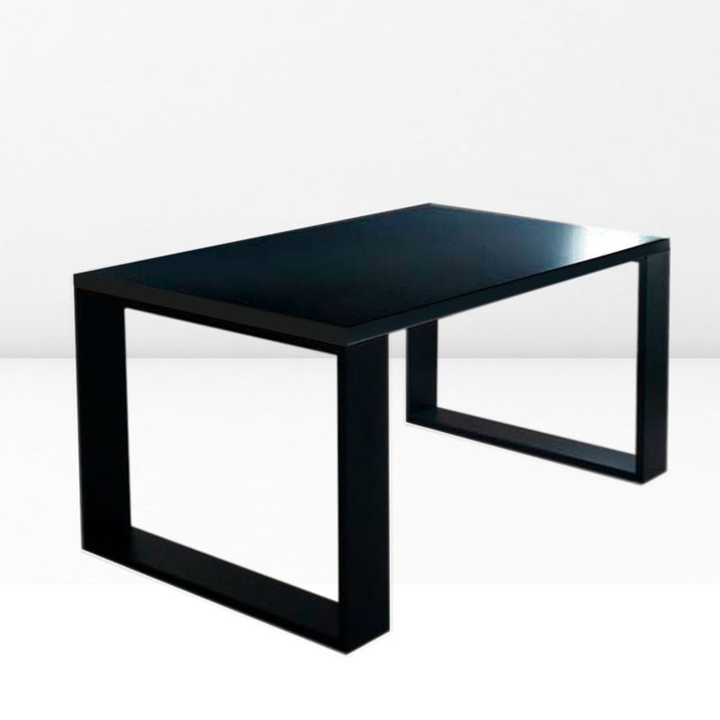GENERICO - Escritorio Umbria 140x80cm Minimalista Negro
