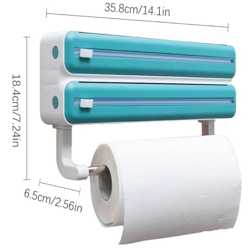 GENERICO - PORTA PAPEL DE ALUMINIO PARA COCINA