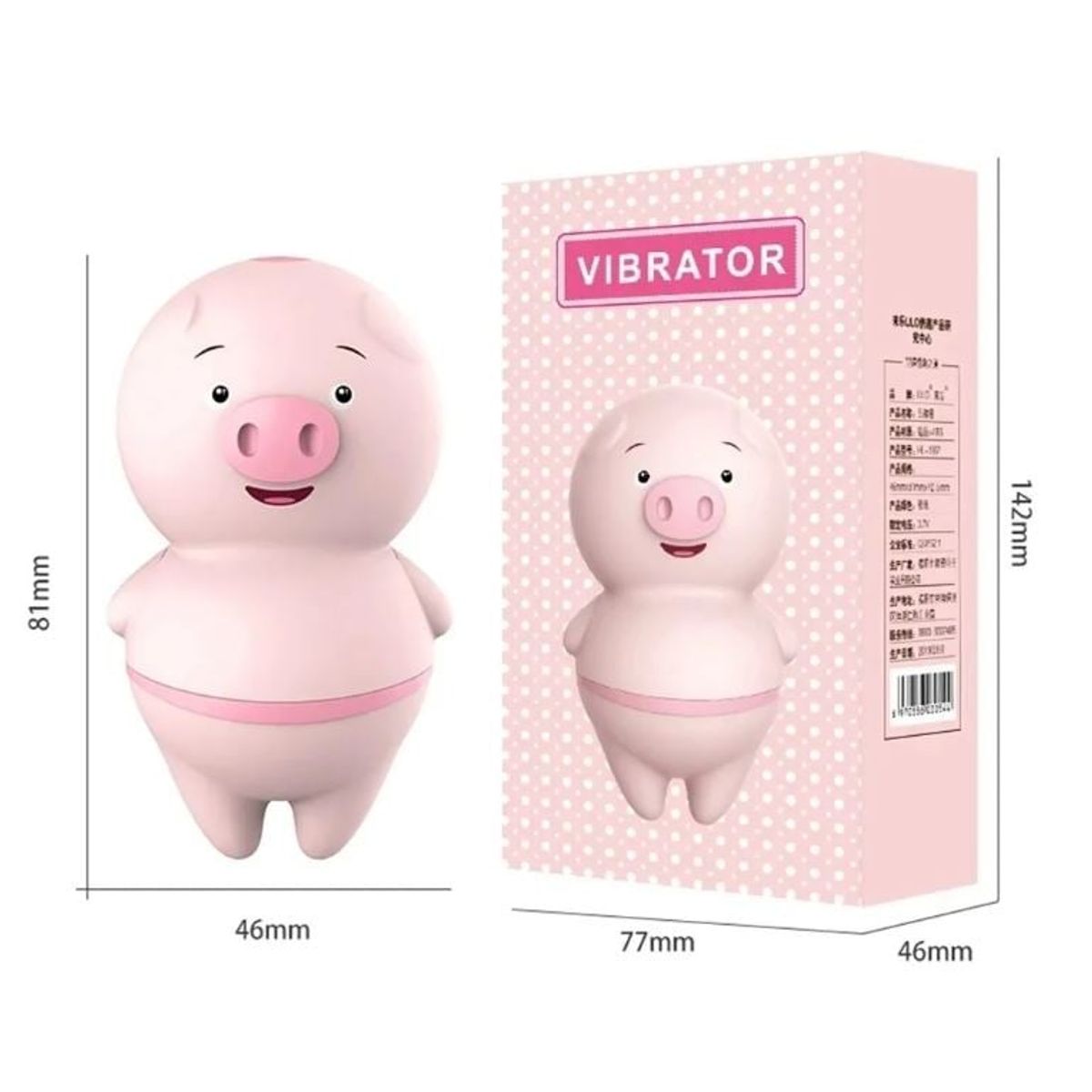 LILO - Vibrador Cerdito con Lengua Estimuladora Recargable