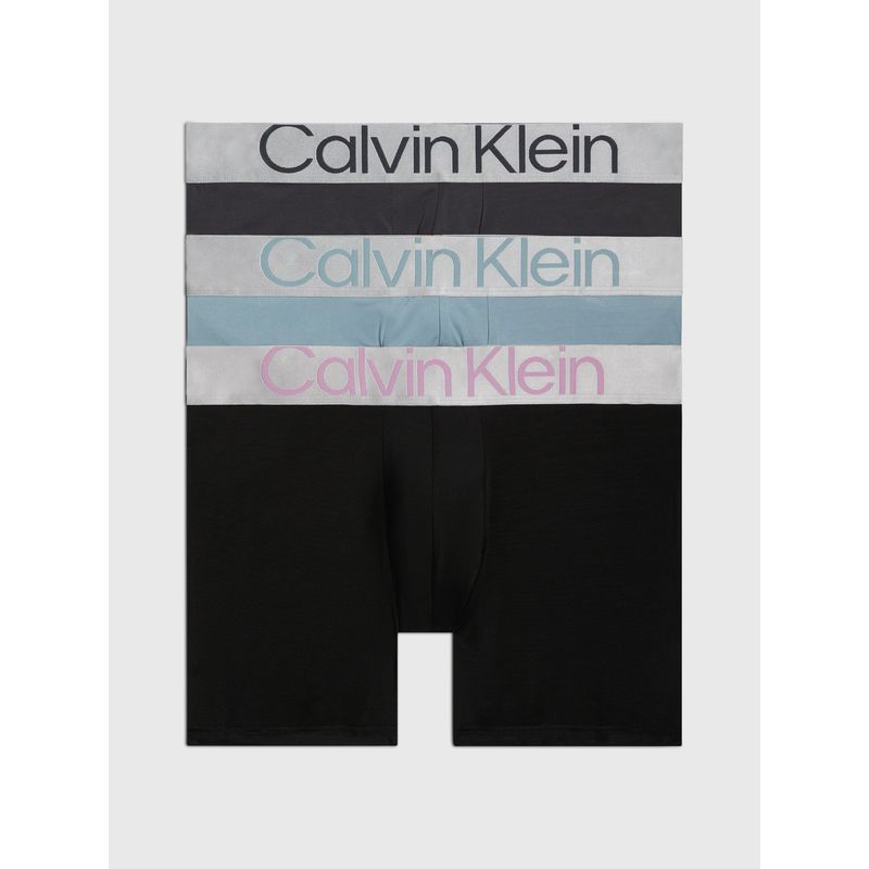 CALVIN KLEIN - Pack De 3 Boxer Brief En Microfibra - Steel Calvin Klein