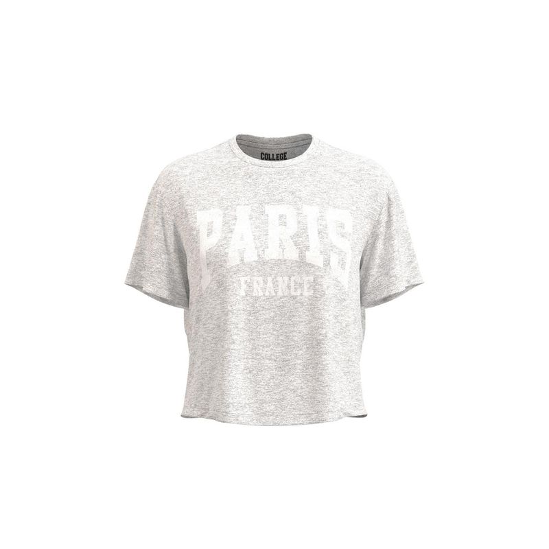 KOAJ - KOAJ Camiseta crop top para mujer en tono unicolor cuenta co Mujer