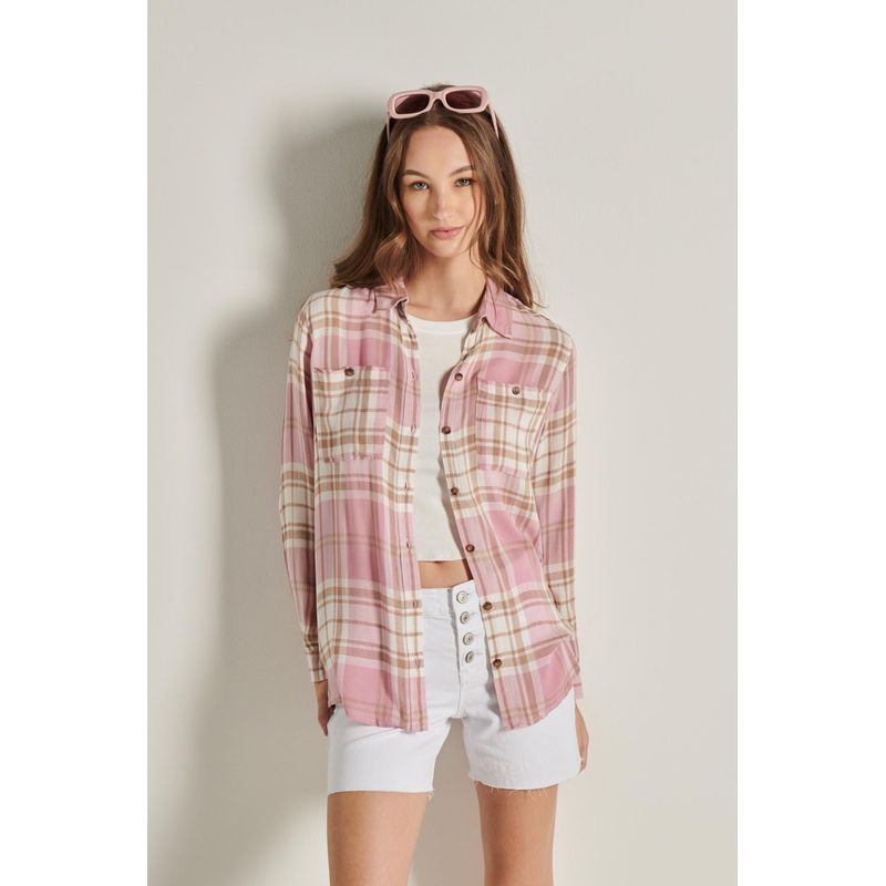 KOAJ - KOAJ Blusa manga larga a cuadros MUJER