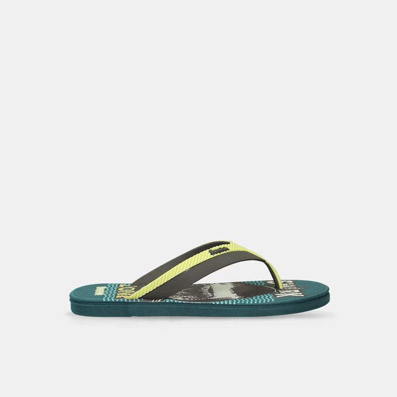 SANDA - Sandalias Para Hombre Sandak Verde-Amarillo Melman S