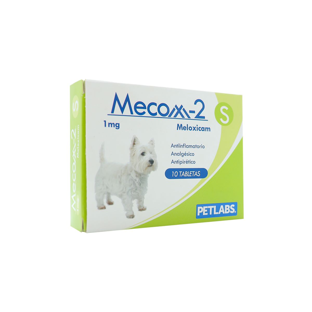 PETSPA - Antiinflamatorio y Analgésico Para Perros y Gatos Mecox-2 en Tabletas x 1 Mg