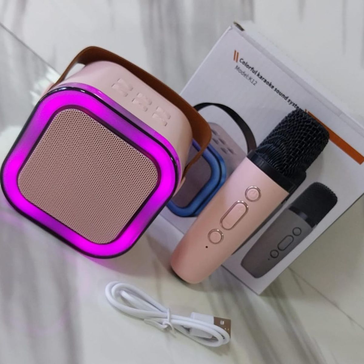 GENERICO - Parlante Bluetooth con 1 micrófonos bafle karaoke altavoz