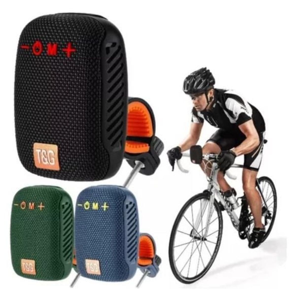 GENERICO - Parlante Altavoz T&g Bluetooth Bici Llamadas Radio Portatil