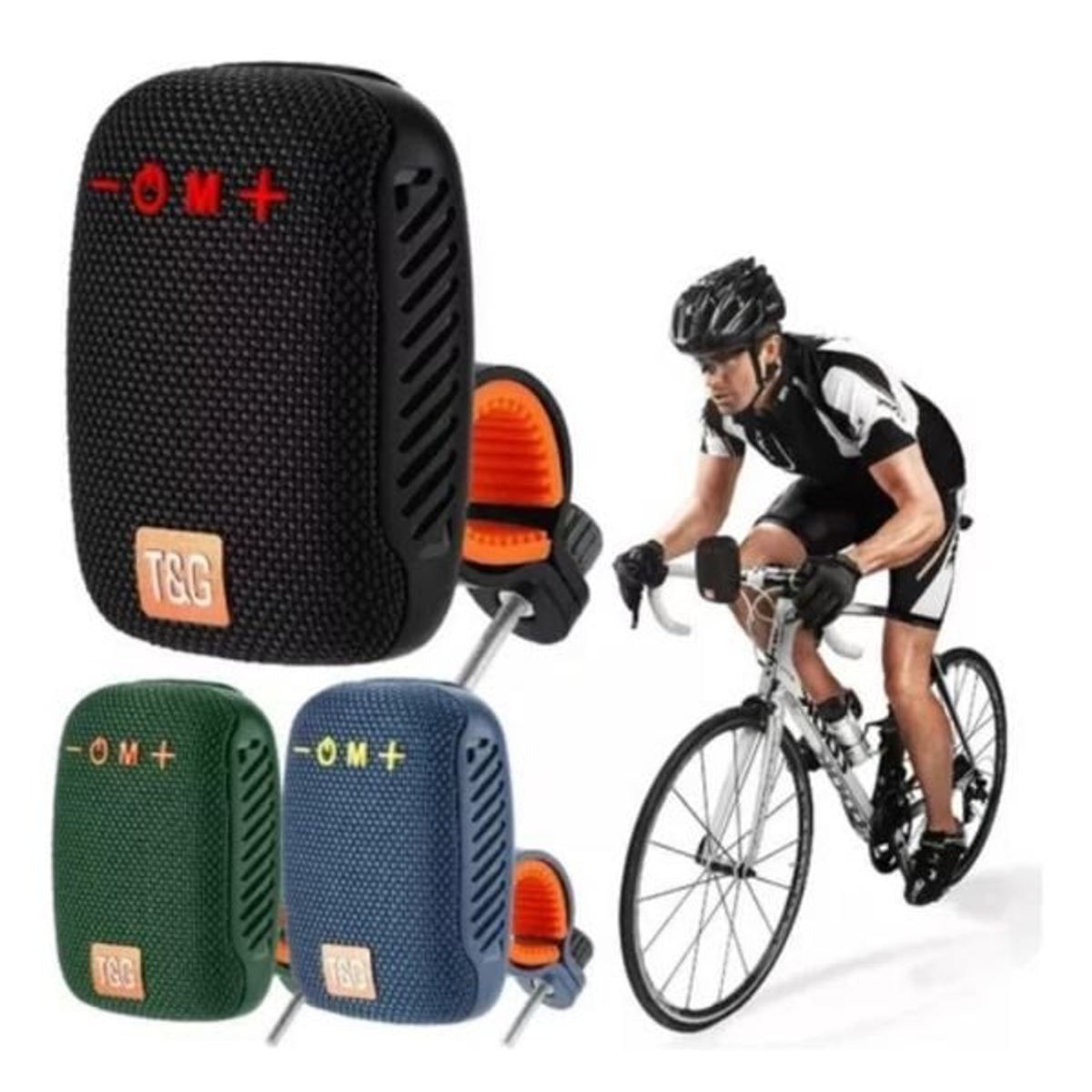 GENERICO - Parlante Altavoz T&g Bluetooth Bici Llamadas Radio Portatil