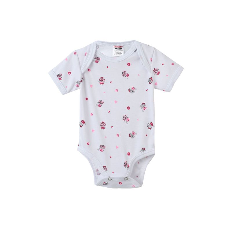 SANTANA - Body Bebé Manga Corta Niña Rosado Medio