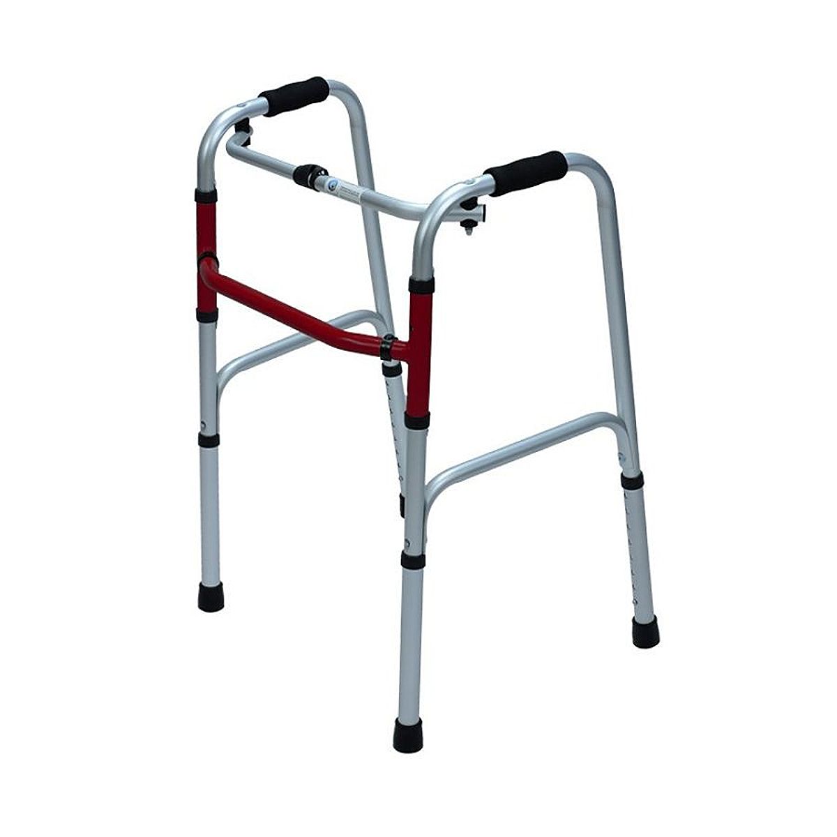 GENERICO - Caminador Ortopédico Doble Función En Aluminio Rojo