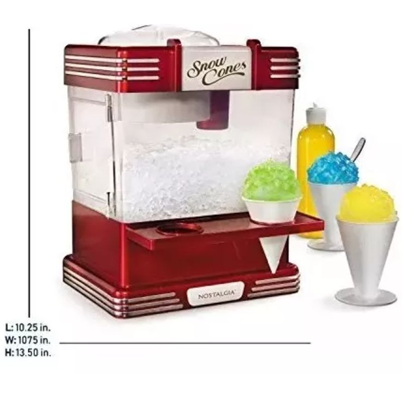 GENERICO - Máquina De Hielo Raspado Nostalgia Snow Cone -