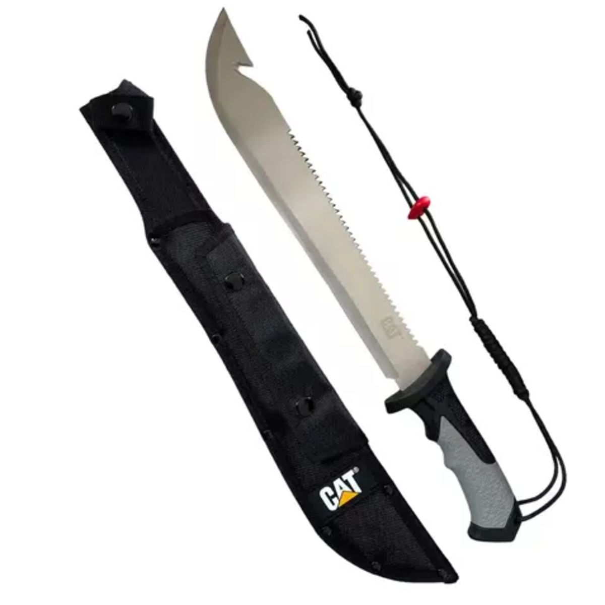 CATERPILLAR - Machete Caterpillar Cat En Acero Con Funda 19 Pulgadas