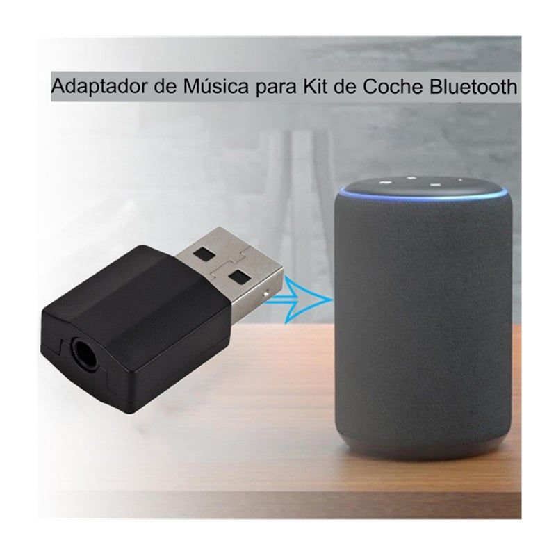 GENERICO - Receptor Transmisor Inalámbrico Con Bluetooth 5.0 Audio 3.5m
