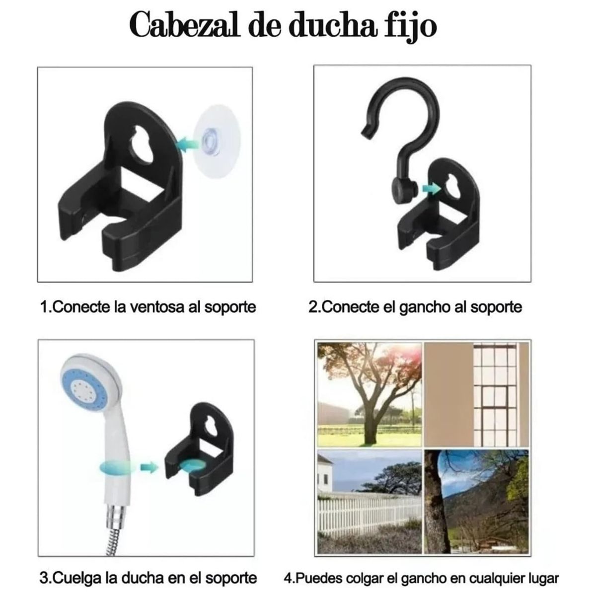 GENERICO - Ducha Portable Electrica Recargable Exteriores 1-8M