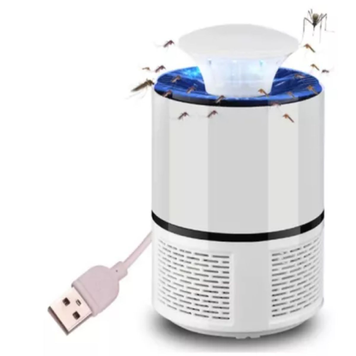 GENERICO - LAMPARA MATA MOSQUITOS DE USB LAMPARA DE CONTROL DE PLAGAS
