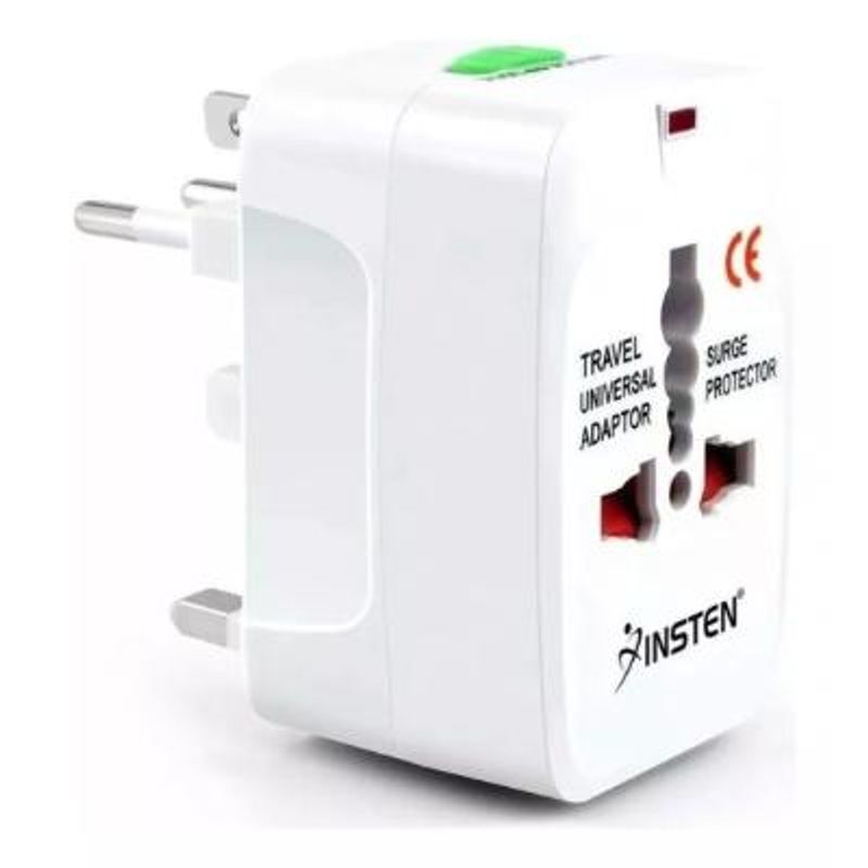 GENERICO - Adaptador Enchufe Viajero  Convertidor Universal Europa