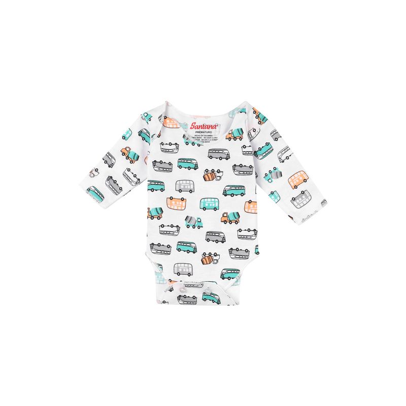 SANTANA - Body Bebé Prematuro Niño Verde Benetton