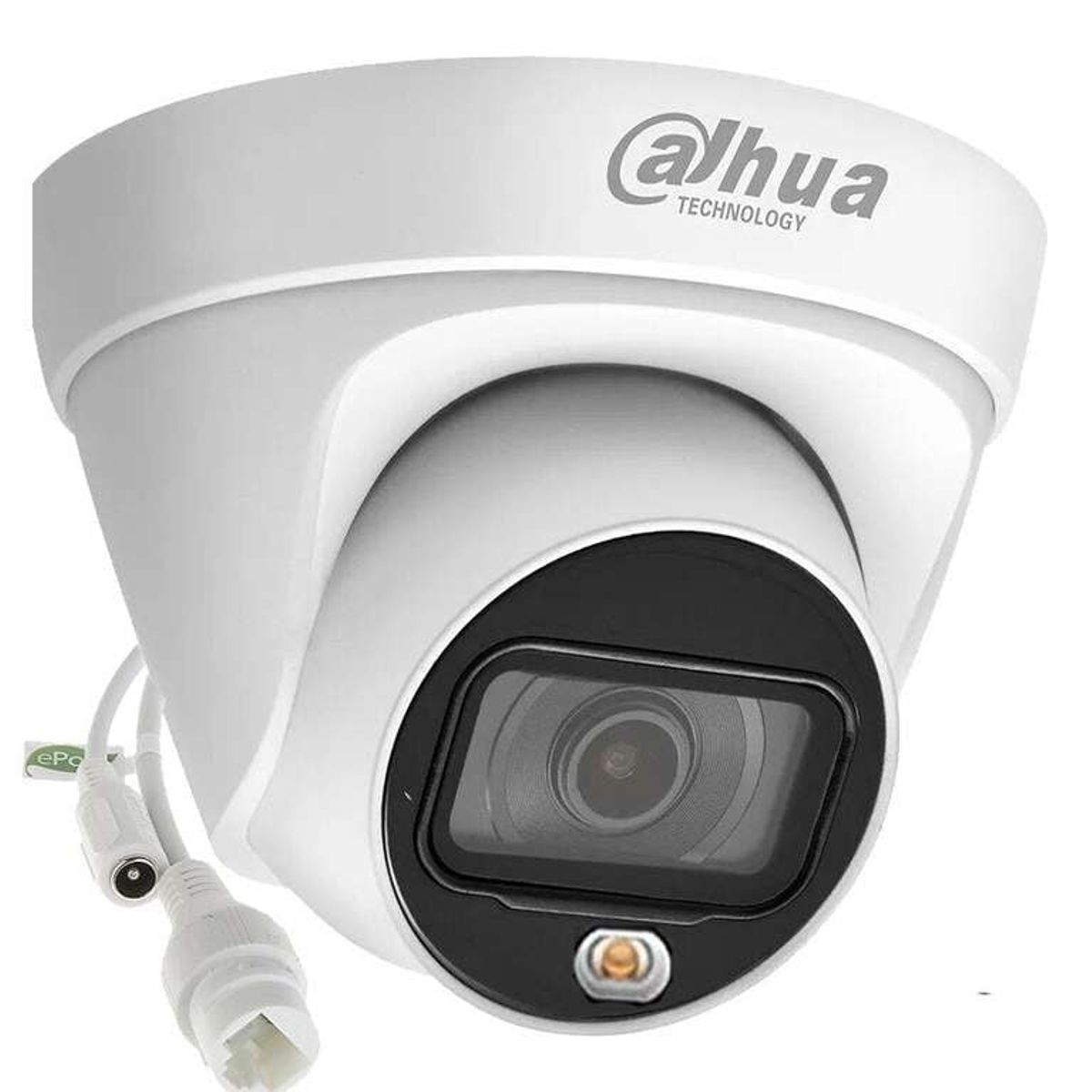DAHUA - CAMARA DE SEGURIDAD DAHUA DOMO IP DE 2 MEGAPIXELES FULL COLOR