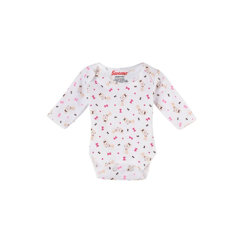 SANTANA - Body Bebé Prematuro Niña Fucsia Fuerte