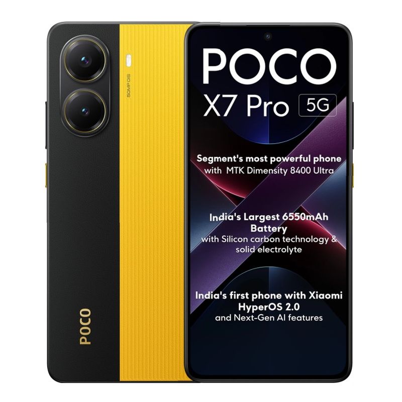XIAOMI - Celular Xiaomi Poco X7 Pro 5G 256Gb 8Ram 50Mp Amarillo