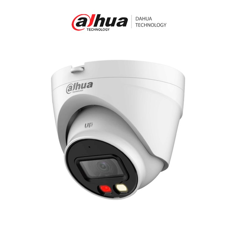 DAHUA - CAMARA IP DOMO DE 2 MEGAPIXELES DAHUA 2MP 1080P CON AUDIO FULL COLOR 30M POE