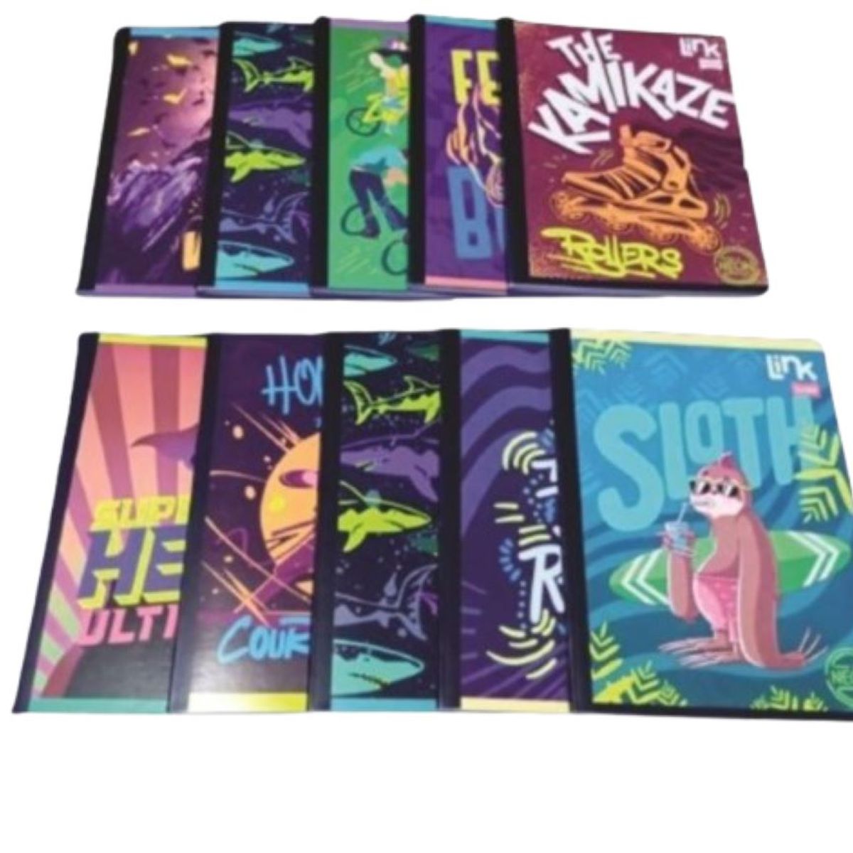 GENERICO - Cuaderno Cosido Cuadriculado 100 Hojas X 10 Niño