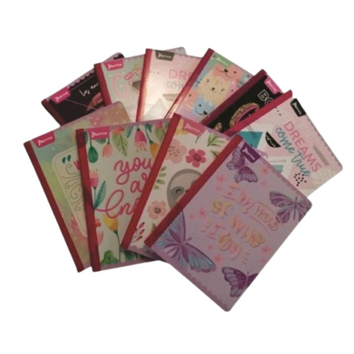 GENERICO - Cuaderno Cosido Cuadriculado 100 Hojas X 10 Niña