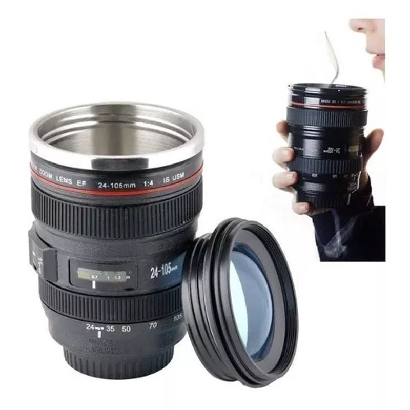 GENERICO - Vaso Mug Forma De Lente24-105mm De Cámara Alta Calidad 400ml
