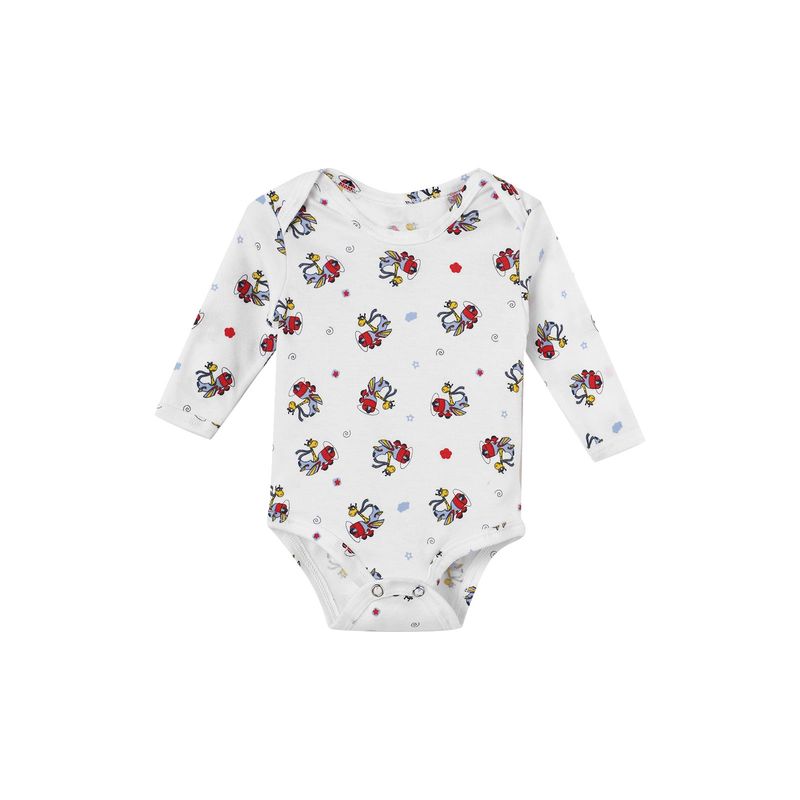 SANTANA - Body Bebé Manga Larga Niño Rojo Oscuro