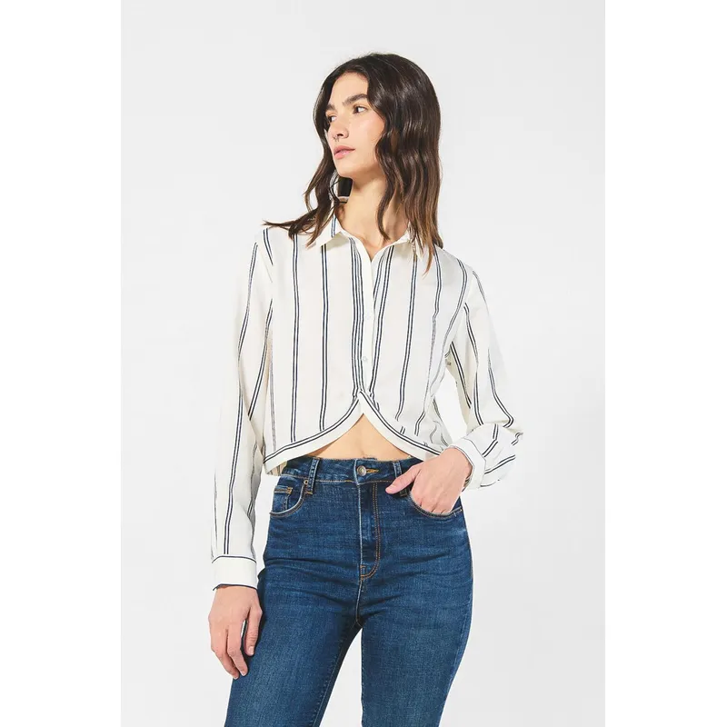 KOAJ - KOAJ BLUSA CAMISERA MANGA LARGA CON NUDO Mujer
