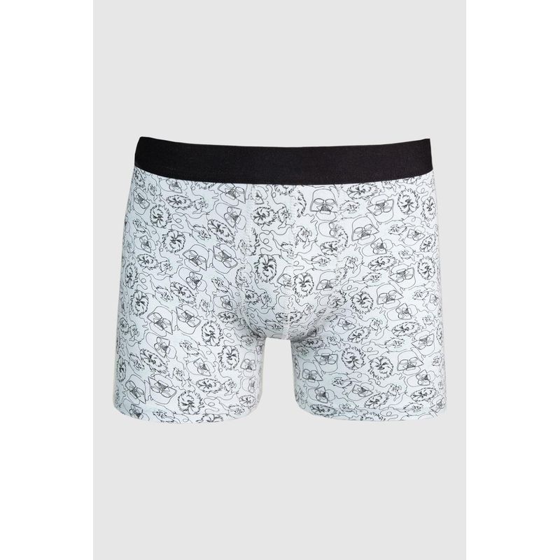 KOAJ - KOAJ Bóxer brief gris medio con estampados negros de Star Wars HOMBRE