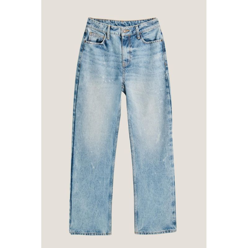 KOAJ - KOAJ Jean para mujer tipo 90´S en tono azul claro cuenta con 5 MUJER