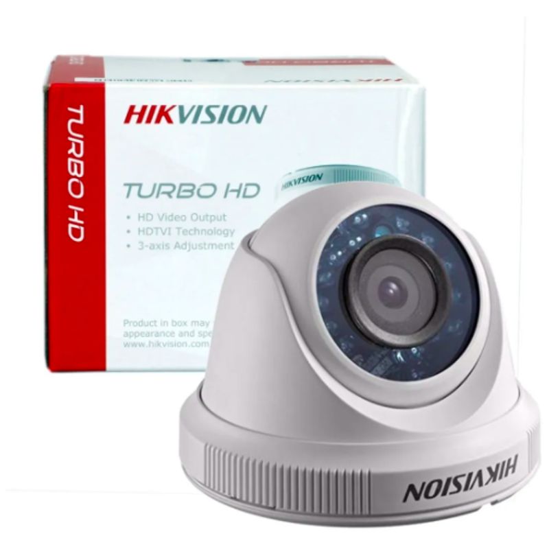 HIKVISION - CAMARA TURBOHD 720P / LENTE 2.8 MM / IR INTELIGENTE PARA 20 MTS / INTERIOR