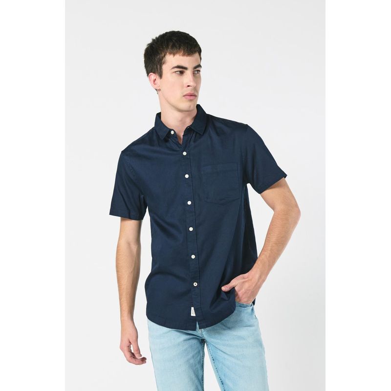 KOAJ - KOAJ Camisa sport collar manga corta en colores solidos de tem HOMBRE