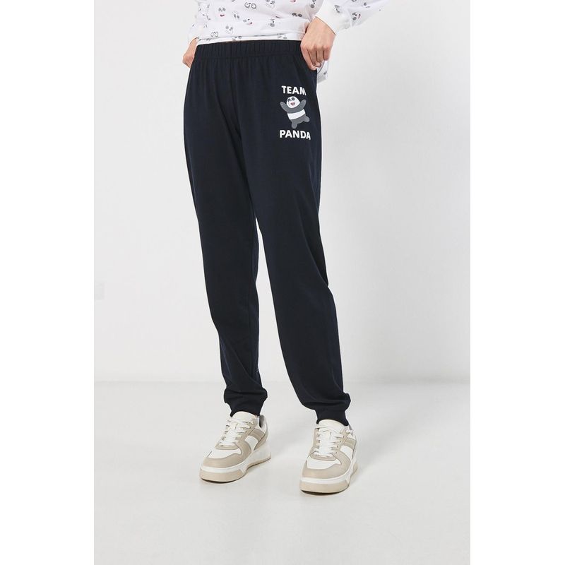 KOAJ - KOAJ Pantalón jogger para mujer con estampado localizado de Es MUJER