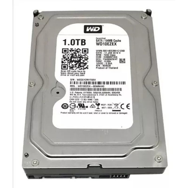 ZER - DISCO DURO DE 3 TERAS PULL WESTER DIGITAL, HITACHI, HGST Y MAS DVR